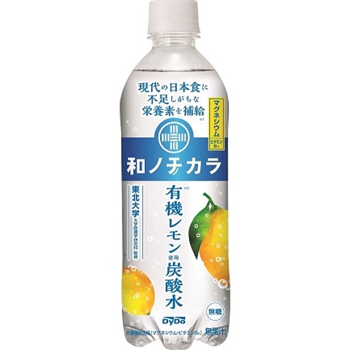 ダイドー 和ノチカラ 有機レモン使用炭酸水P500【03/03 新商品】