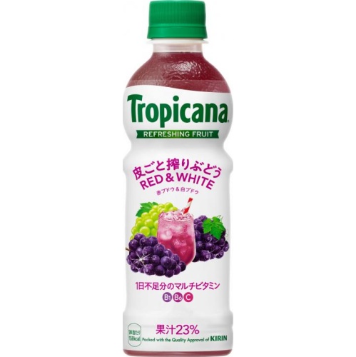 トロピカーナ 皮ごと搾りぶどう P330ml【09/10 新商品】