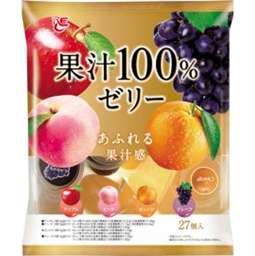 エース 果汁100%ゼリー 27個【03/01 新商品】