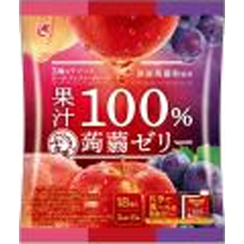 エース 果汁100%蒟蒻ゼリー 18個【01/20 新商品】