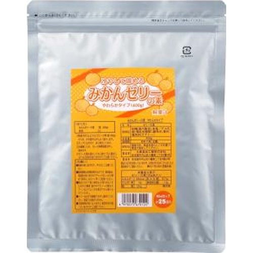 大島 みかんゼリーの素 やわらかタイプ400g【11/13 新商品】