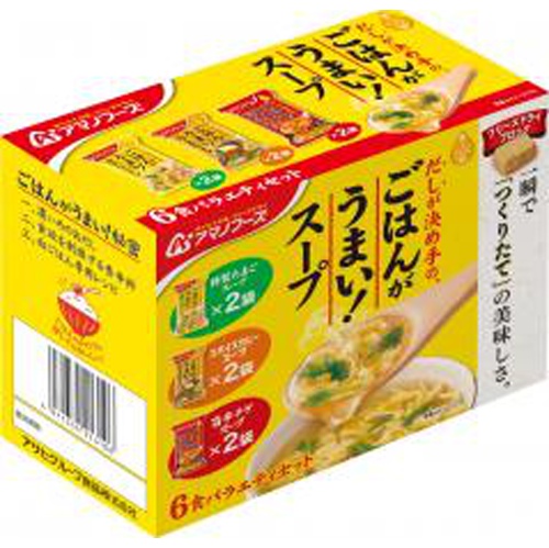 アサヒG Theうまみスープ6食バラエティセット【09/02 新商品】