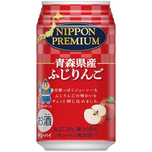 合同 ニッポンプレミアム ふじりんご350ml