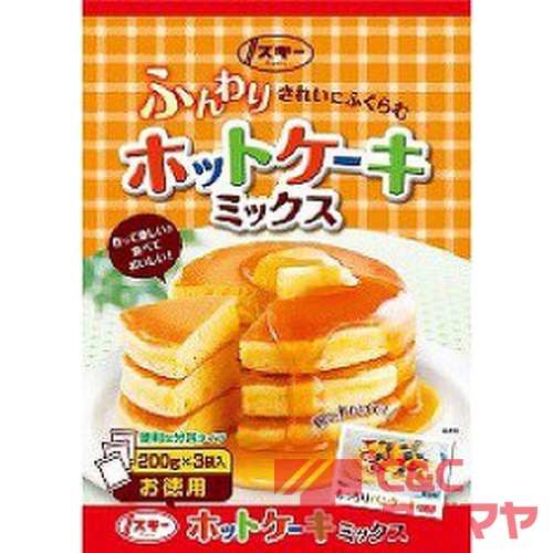 スキー ふんわりホットケーキミックス 0g 3 商品紹介 お菓子 駄菓子の仕入れや激安ネット通販なら菓子卸問屋タジマヤ