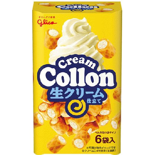 グリコ クリームコロン 6袋 | 商品紹介 | お菓子・駄菓子の仕入れや激安ネット通販なら菓子卸問屋タジマヤ