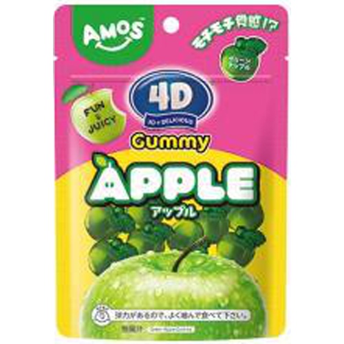 アモス 4Dグミアップル 64g | 商品紹介 | お菓子・駄菓子の仕入れや