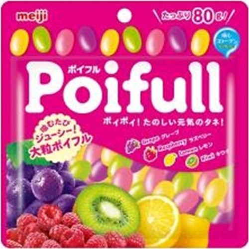 明治 大粒ポイフル袋 80g | 商品紹介 | お菓子・駄菓子の仕入れや激安ネット通販なら菓子卸問屋タジマヤ